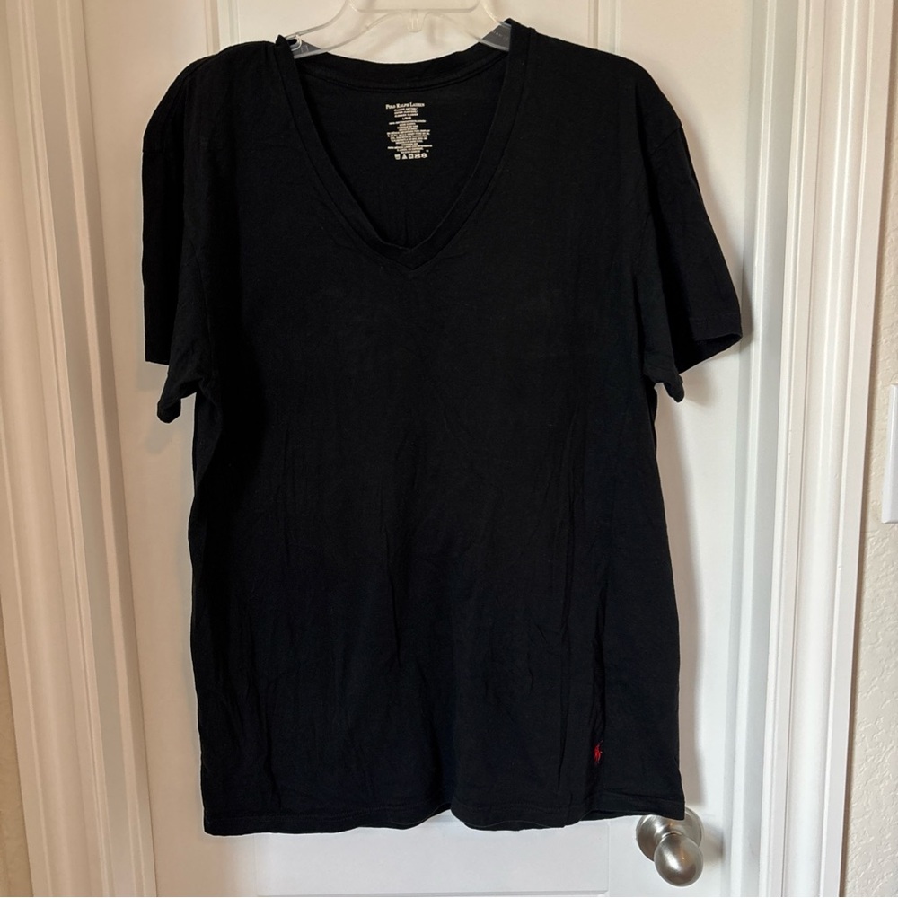 Polo Ralph Lauren Black Cotton T-Shirt Men’s